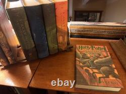 Ensemble complet de Harry Potter, Relié, Première édition américaine