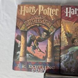 Ensemble complet de Harry Potter en couverture rigide 1-7 Première édition américaine 6 premières impressions