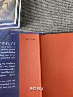 Ensemble complet de Harry Potter en édition reliée, 1ère édition américaine, 2 livres sont des 1ères impressions