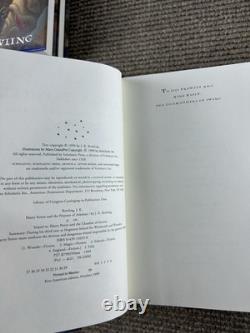 Ensemble complet de Harry Potter en édition reliée, 1ère édition américaine, 2 livres sont des 1ères impressions