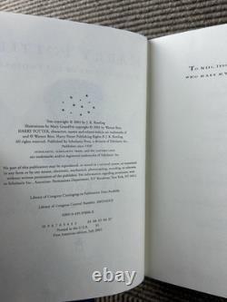 Ensemble complet de Harry Potter en édition reliée, 1ère édition américaine, 2 livres sont des 1ères impressions
