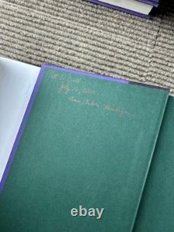 Ensemble complet de Harry Potter en édition reliée, 1ère édition américaine, 2 livres sont des 1ères impressions