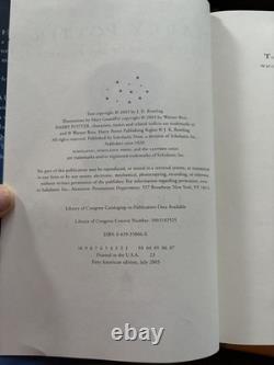 Ensemble complet de Harry Potter en édition reliée HC américaine 1ère édition TOUTES les impressions de 1ère pr
