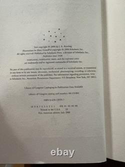 Ensemble complet de Harry Potter en édition reliée HC américaine 1ère édition TOUTES les impressions de 1ère pr