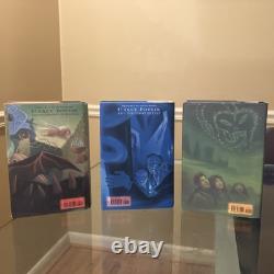 Ensemble complet de Harry Potter en édition reliée comprenant les premières éditions, 9 livres de JK Rowling