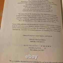 Ensemble complet de Harry Potter en édition reliée comprenant les premières éditions, 9 livres de JK Rowling