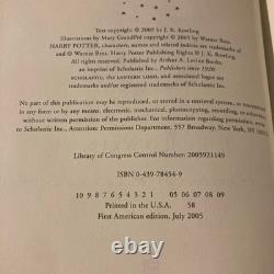 Ensemble complet de Harry Potter en édition reliée comprenant les premières éditions, 9 livres de JK Rowling