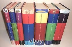 Ensemble complet de Harry Potter tous les couvertures rigides 1-7 par J K Rowling Bloomsbury Raincoast