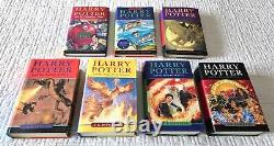 Ensemble complet de Harry Potter tous les reliés 1-7 par J K Rowling Bloomsbury Raincoast