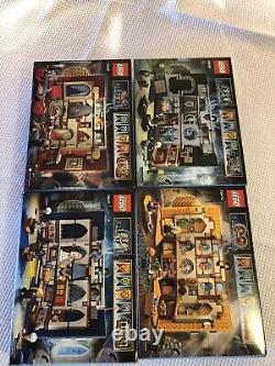 Ensemble complet de bannières de maison LEGO Harry Potter 4 (76409, 76410, 76411, 76412) NEUF