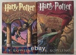 Ensemble complet de la série HARRY POTTER 1-8+4 JK ROWLING 12 livres 1ère édition HC/DJ