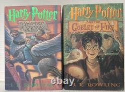 Ensemble complet de la série HARRY POTTER 1-8+4 JK ROWLING 12 livres 1ère édition HC/DJ