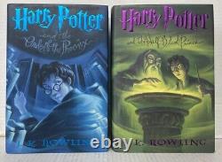 Ensemble complet de la série HARRY POTTER 1-8+4 JK ROWLING 12 livres 1ère édition HC/DJ