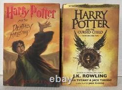 Ensemble complet de la série HARRY POTTER 1-8+4 JK ROWLING 12 livres 1ère édition HC/DJ