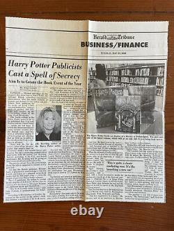 Ensemble complet de la série Harry Potter, édition britannique Bloomsbury, 15e impression, 1re édition (couverture rigide, jaquette)