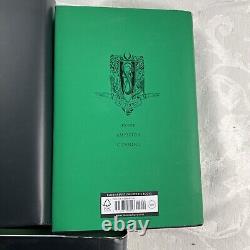 Ensemble complet de livres HARRY POTTER en reliure rigide vert Slytherin avec jaquettes 1-7