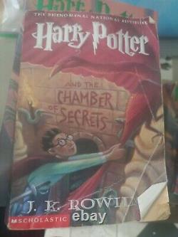 Ensemble complet de livres Harry Potter 1-7 par J. K. Rowling, format mixte (broché et relié)