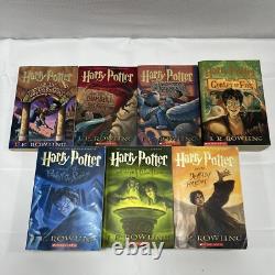 Ensemble complet de livres Harry Potter 1-7 par JK Rowling, Broché, Usagé
