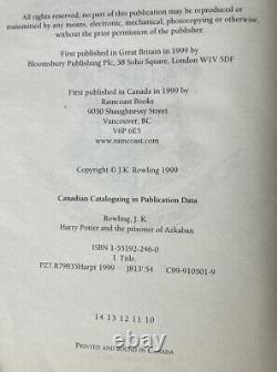 Ensemble complet de livres Harry Potter années 1 à 7 - 6 reliés et 1 broché, publié par Raincoast Pub.