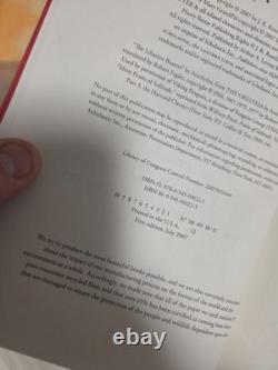 Ensemble complet de livres Harry Potter en couverture rigide 1-7 1ère édition + 3 livres supplémentaires + 2 bannières