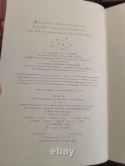 Ensemble complet de livres Harry Potter en couverture rigide 1ère édition américaine J K Rowling