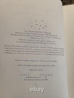 Ensemble complet de livres Harry Potter en couverture rigide 1ère édition américaine J K Rowling