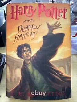 Ensemble complet de livres Harry Potter en couverture rigide années 1 à 7 Première édition américaine