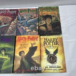 Ensemble complet de livres Harry Potter en couverture rigide, livres 1-7 + L'Enfant Maudit