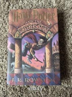 Ensemble complet de livres Harry Potter en reliure rigide, lots 1-7, 6 premières éditions américaines + 1 édition de collection