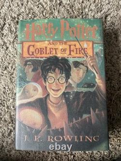 Ensemble complet de livres Harry Potter en reliure rigide, lots 1-7, 6 premières éditions américaines + 1 édition de collection