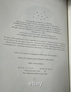 Ensemble complet de livres à couverture rigide Harry Potter 1-7 L'Enfant Maudit Première édition américaine