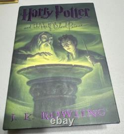 Ensemble complet de livres à couverture rigide Harry Potter 1-7 L'Enfant Maudit Première édition américaine