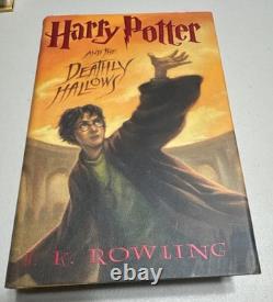Ensemble complet de livres à couverture rigide Harry Potter 1-7 L'Enfant Maudit Première édition américaine