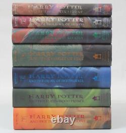 Ensemble complet de livres à couverture rigide Harry Potter 1-7 Première édition américaine Rowling