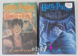 Ensemble complet de livres à couverture rigide Harry Potter 1-7 Première édition américaine Rowling