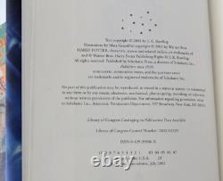 Ensemble complet de livres à couverture rigide Harry Potter 1-7 Première édition américaine Rowling