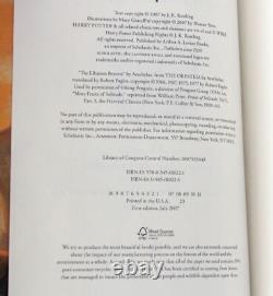 Ensemble complet de livres à couverture rigide Harry Potter 1-7 Première édition américaine Rowling
