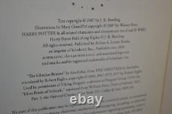 Ensemble complet de livres en couverture rigide Harry Potter 1-7 1ère édition américaine J.K. Rowling