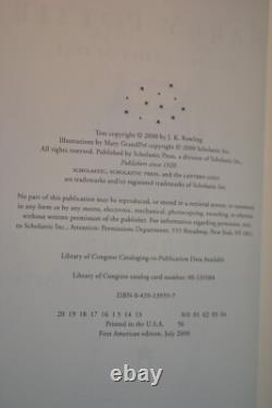 Ensemble complet de livres en couverture rigide Harry Potter 1-7 1ère édition américaine J.K. Rowling