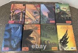 Ensemble complet de livres en couverture rigide Harry Potter 1-7+8 J. K. Rowling 1ère édition américaine