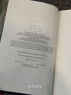 Ensemble complet de livres en couverture rigide Harry Potter 1-7+8 J. K. Rowling 1ère édition américaine