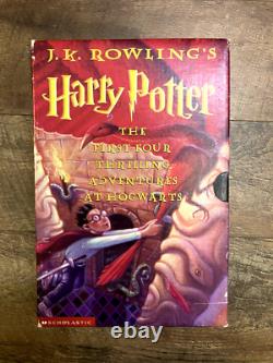 Ensemble complet de livres en couverture rigide Harry Potter 1-7 J. K. Rowling 1ères éditions américaines