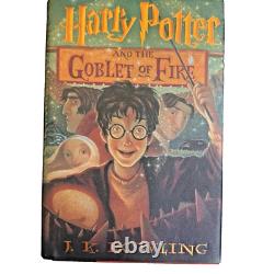 Ensemble complet de livres en format relié Harry Potter 1-7 Première édition américaine Rowling en excellent état