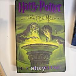 Ensemble complet de livres en format relié Harry Potter 1-7 Première édition américaine Rowling en excellent état