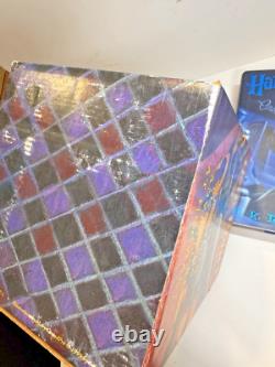 Ensemble complet de livres en format relié Harry Potter 1-7 Première édition américaine Rowling en excellent état