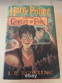 Ensemble complet de livres reliés HARRY POTTER années 1 à 7 1ère édition JK Rowling, BONUS