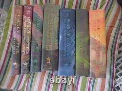 Ensemble complet de livres reliés Harry Potter 1-7 Ensemble complet de livres reliés Harry Potter 1-7