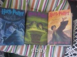 Ensemble complet de livres reliés Harry Potter 1-7 Ensemble complet de livres reliés Harry Potter 1-7