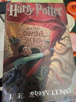 Ensemble complet de livres reliés Harry Potter 1-7 1ère édition américaine J.K. Rowling