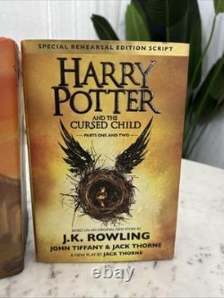 Ensemble complet de livres reliés Harry Potter 1-7 1ère édition américaine + L'Enfant Maudit